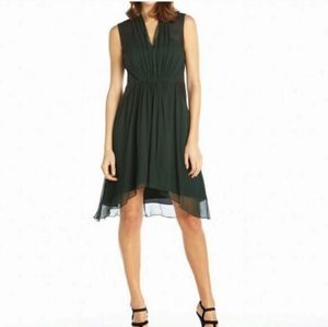 Like New Haute Hippie Silk and Lambskin‎ Leather Dress Size S
